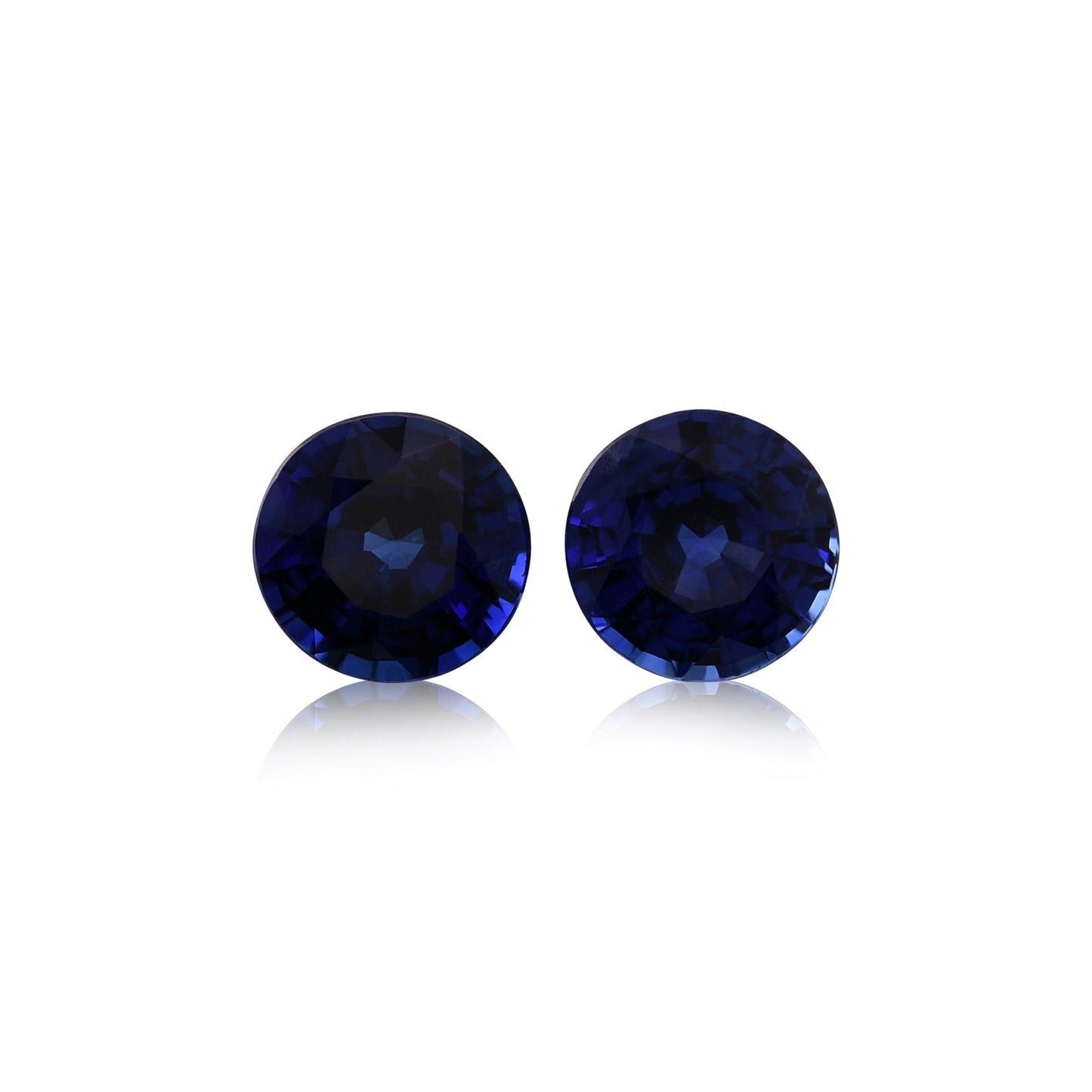 1,87 Karat blauer runder Saphir aus Sri Lanka