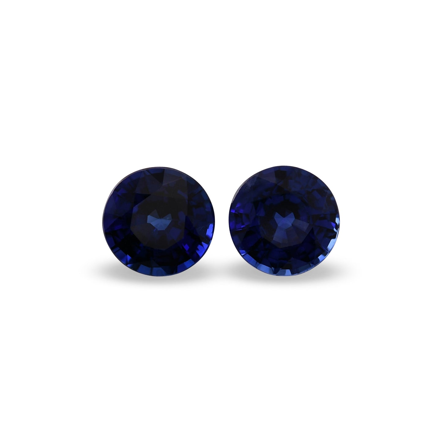 1,87 Karat blauer runder Saphir aus Sri Lanka