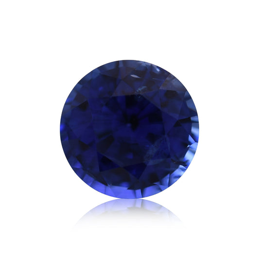1,02 Karat blauer runder Saphir aus Sri Lanka