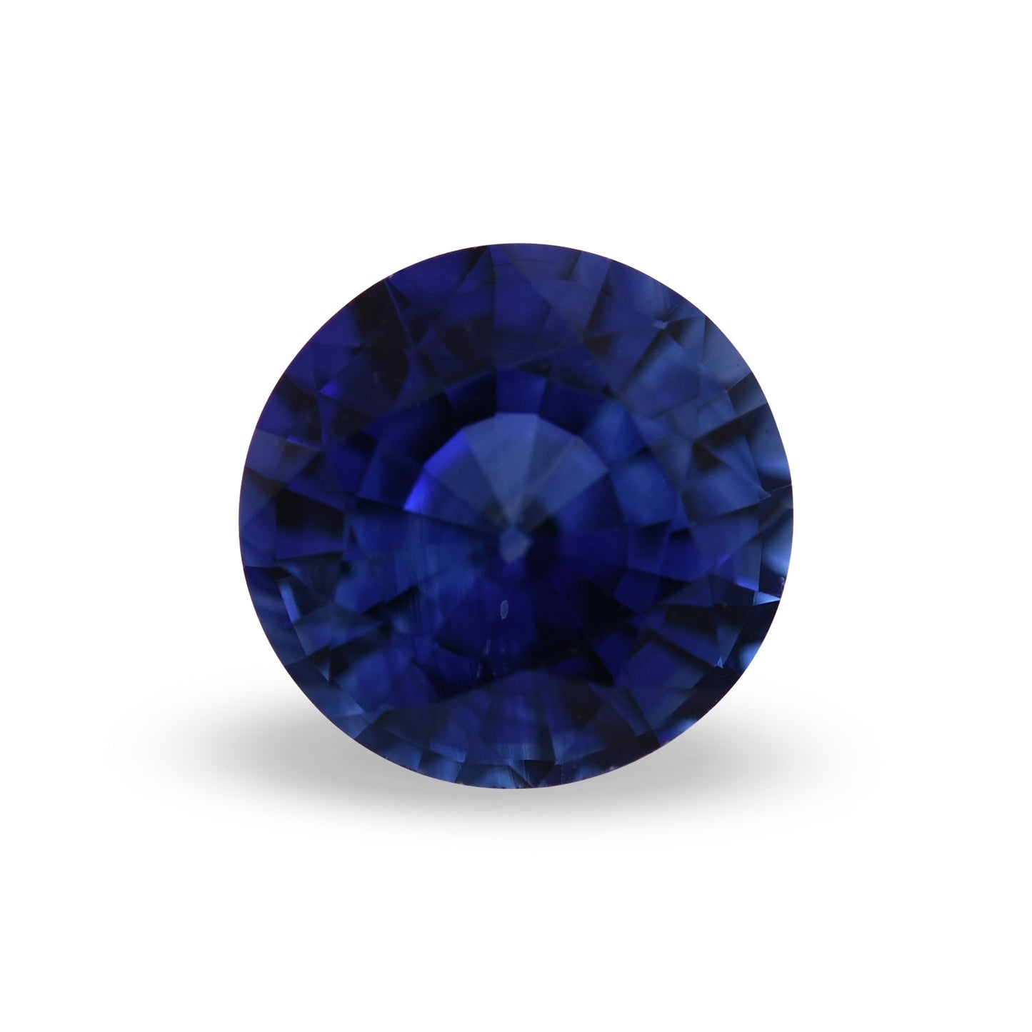1,19 Karat blauer runder Saphir aus Sri Lanka
