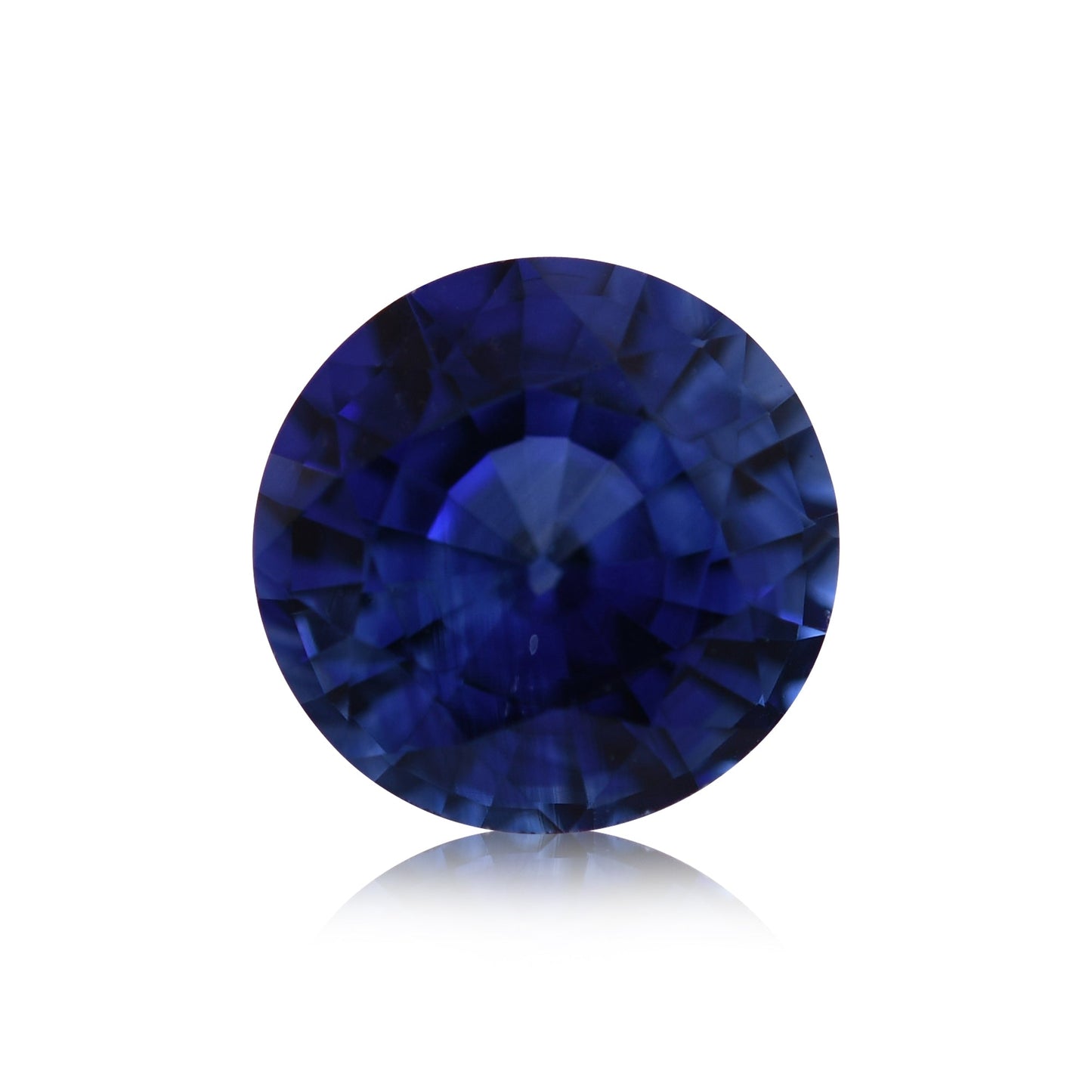 1,19 Karat blauer runder Saphir aus Sri Lanka