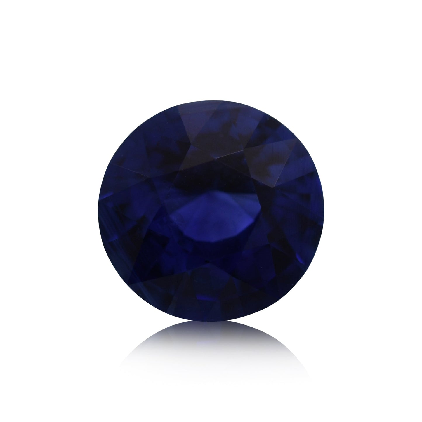 0,92 Karat blauer runder Saphir aus Sri Lanka