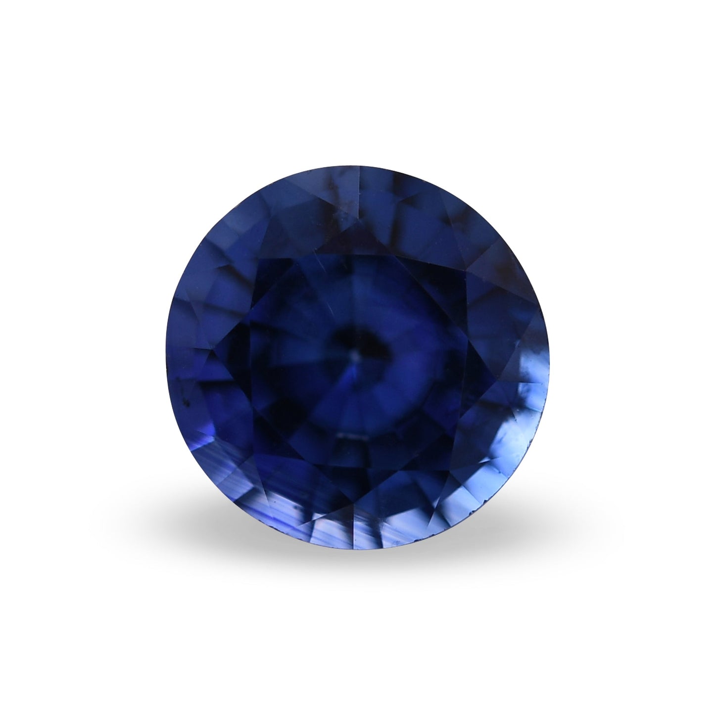 1,03 Karat blauer runder Saphir aus Sri Lanka