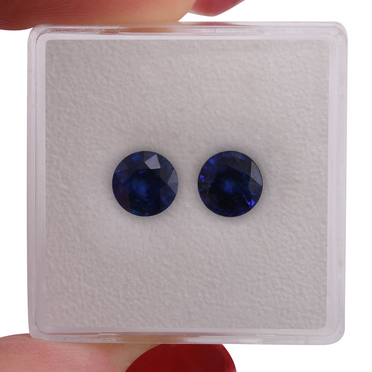 1,80 Karat blauer runder Saphir aus Sri Lanka