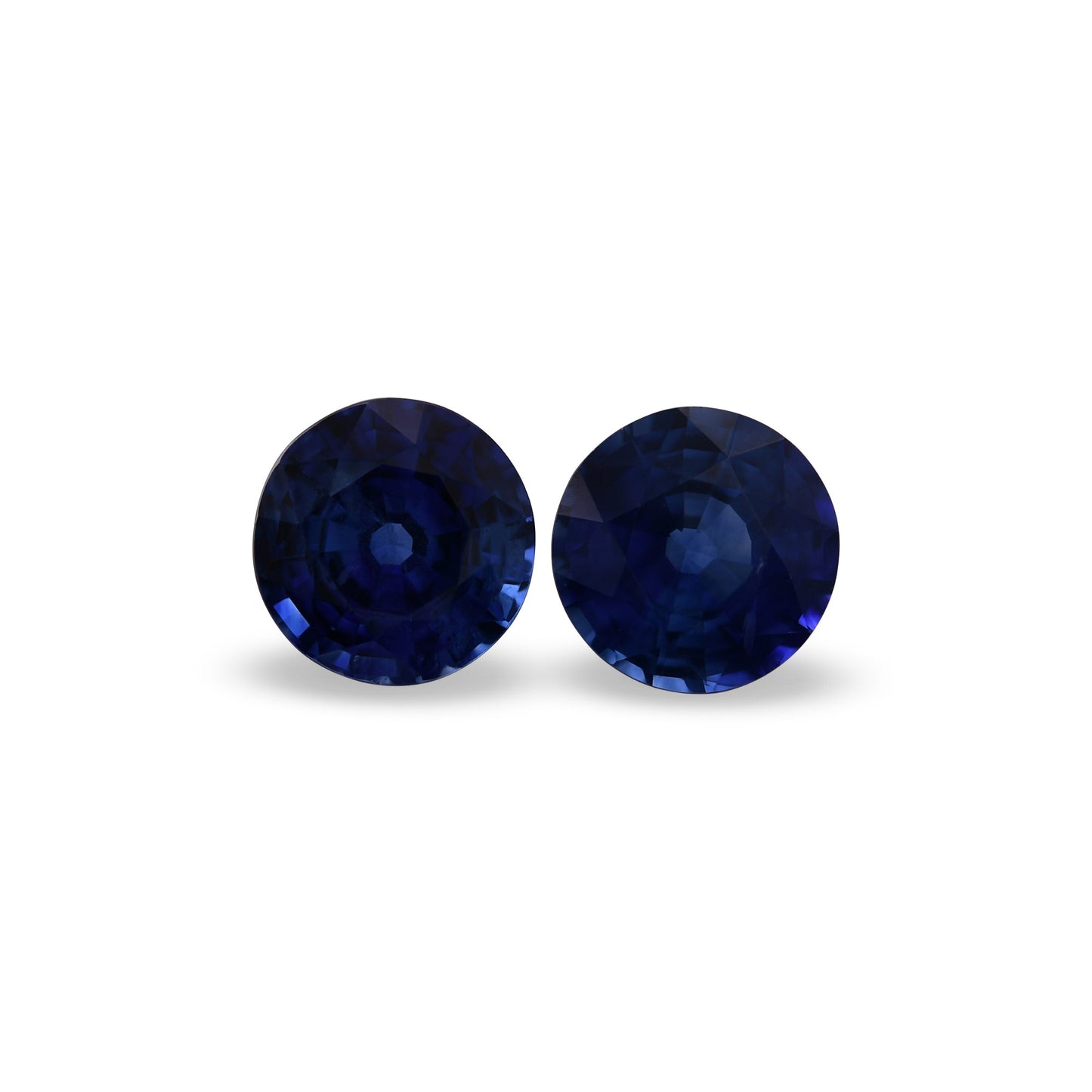 1,80 Karat blauer runder Saphir aus Sri Lanka