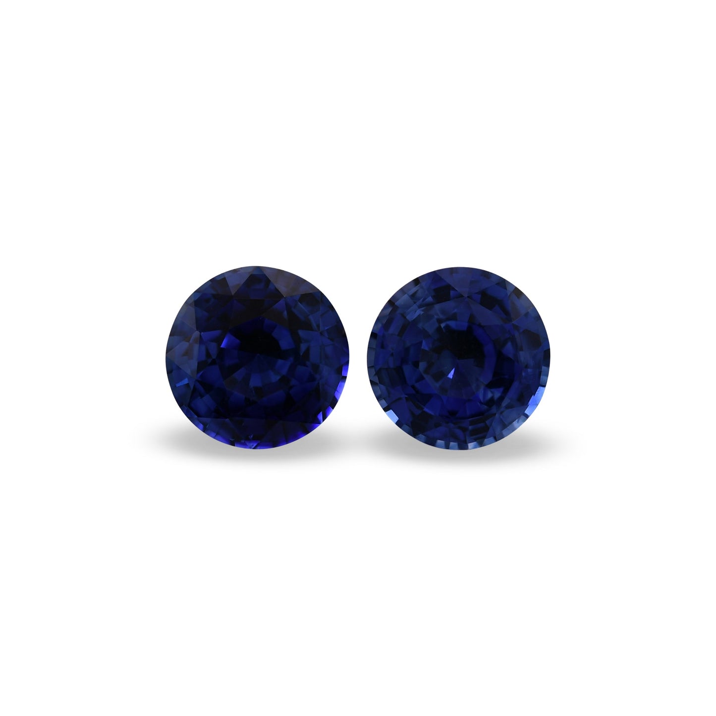 2,66 Karat blauer runder Saphir aus Sri Lanka