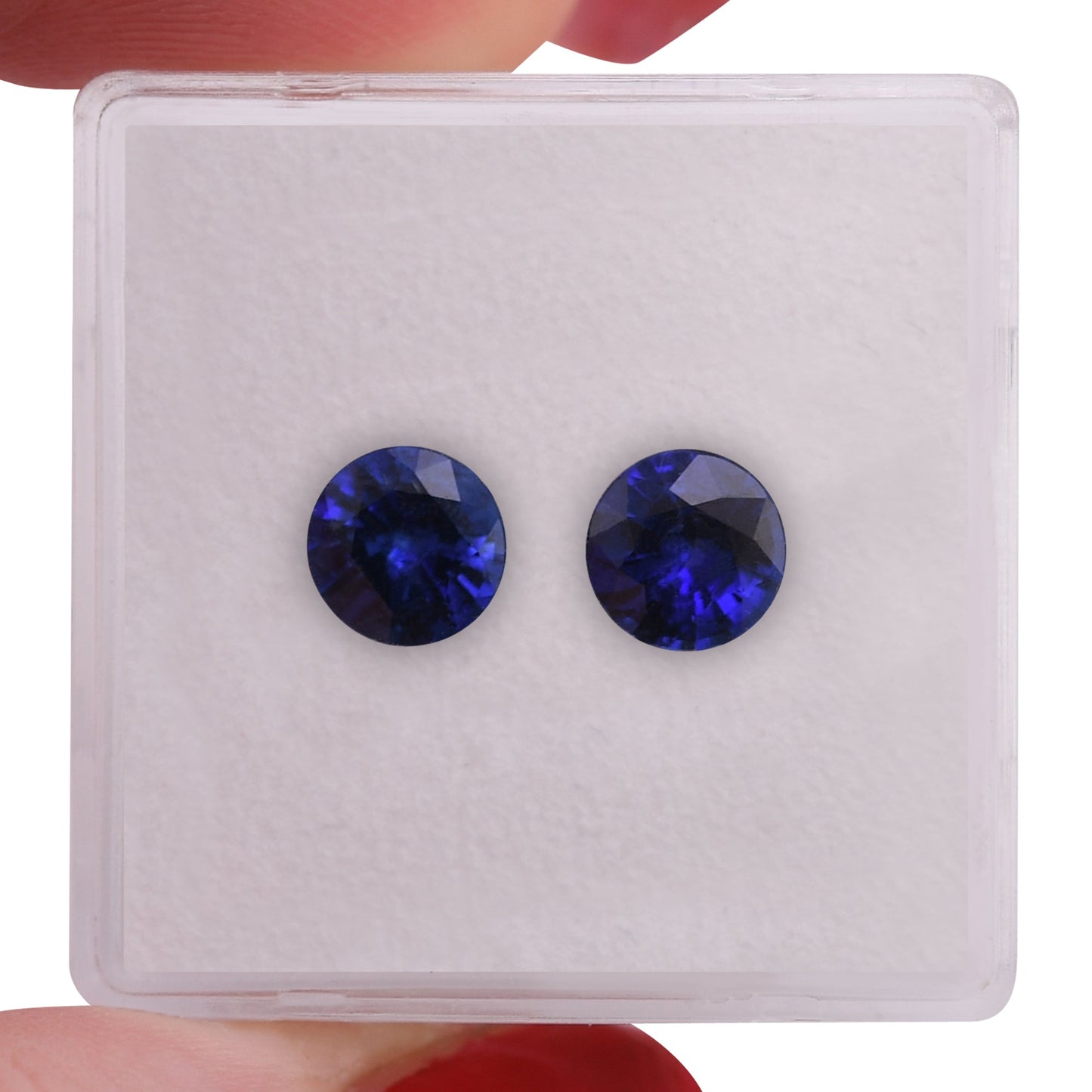 1,82 Karat blauer runder Saphir aus Sri Lanka