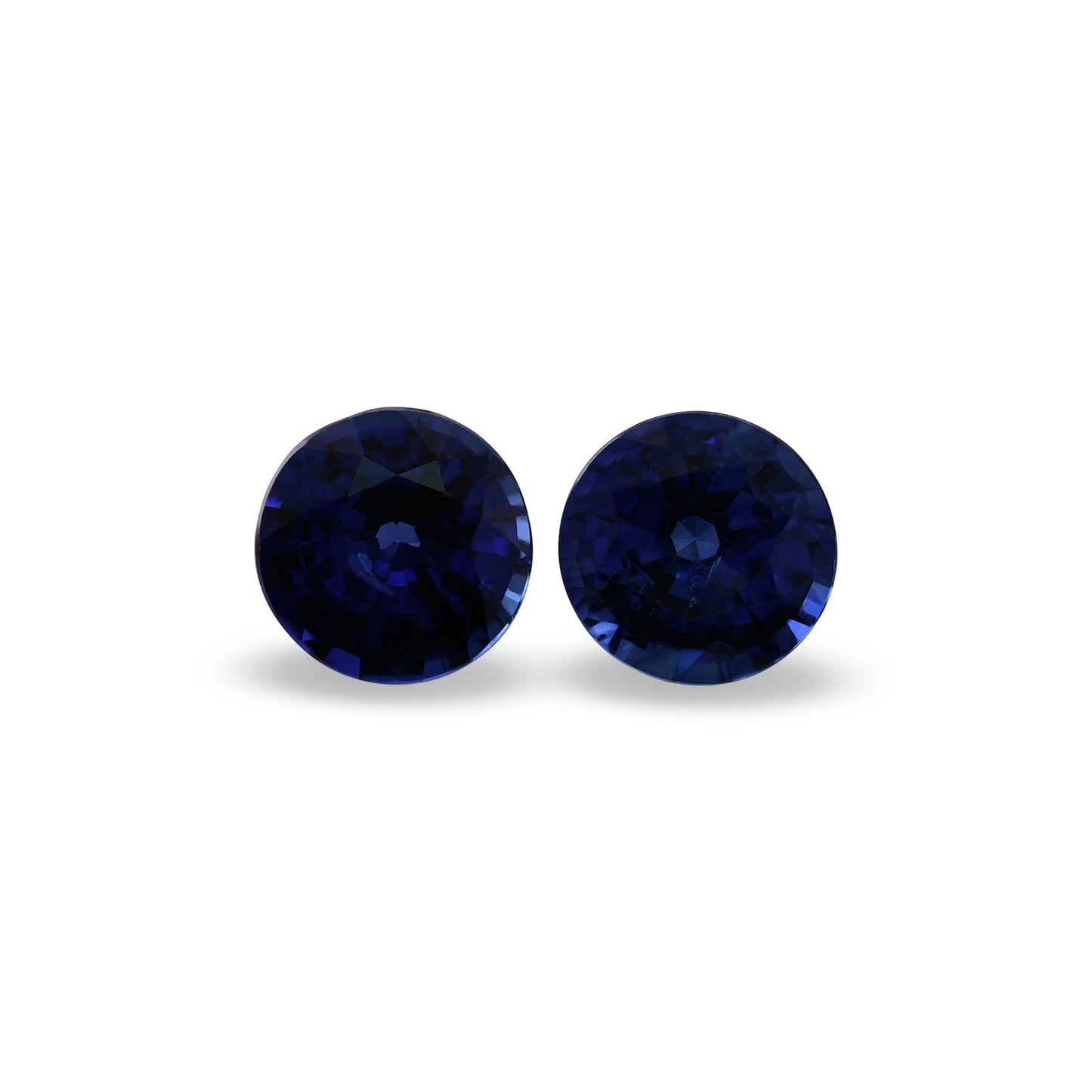 1,82 Karat blauer runder Saphir aus Sri Lanka
