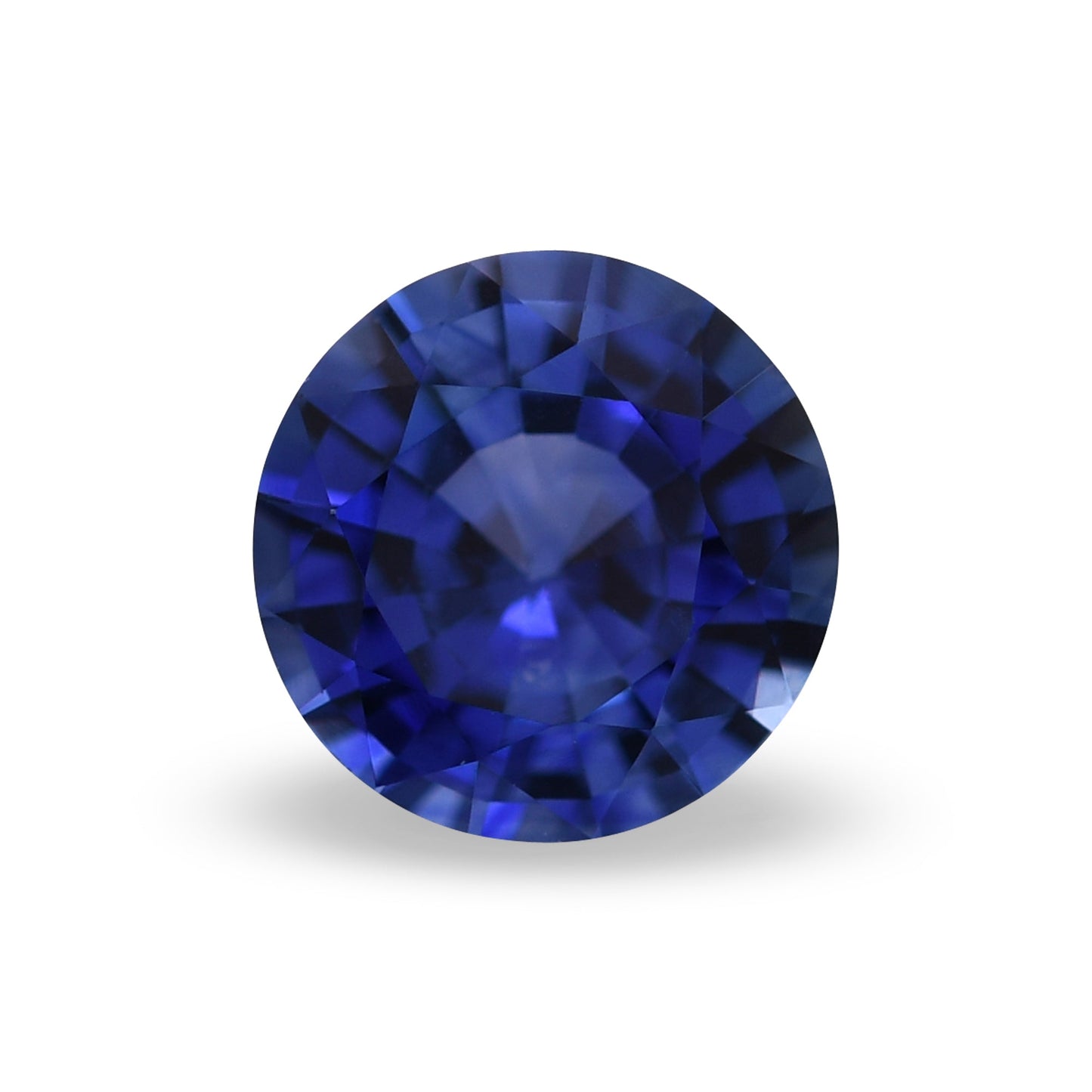 1,03 Karat blauer runder Saphir aus Sri Lanka
