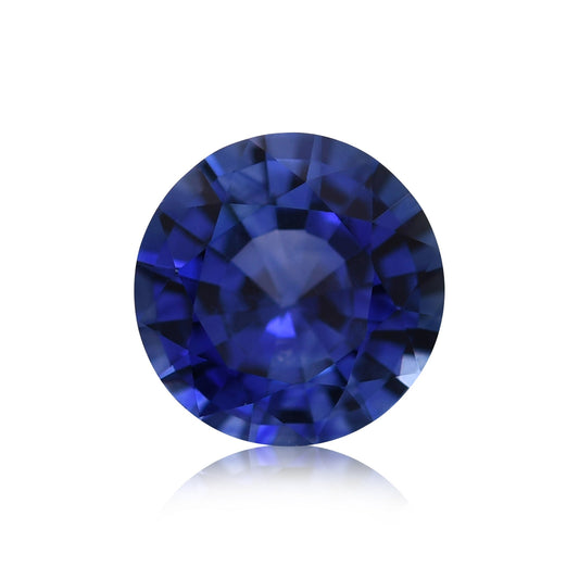 1,03 Karat blauer runder Saphir aus Sri Lanka