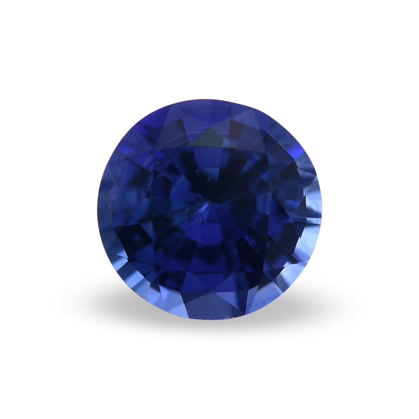 1,02 Karat blauer runder Saphir aus Sri Lanka