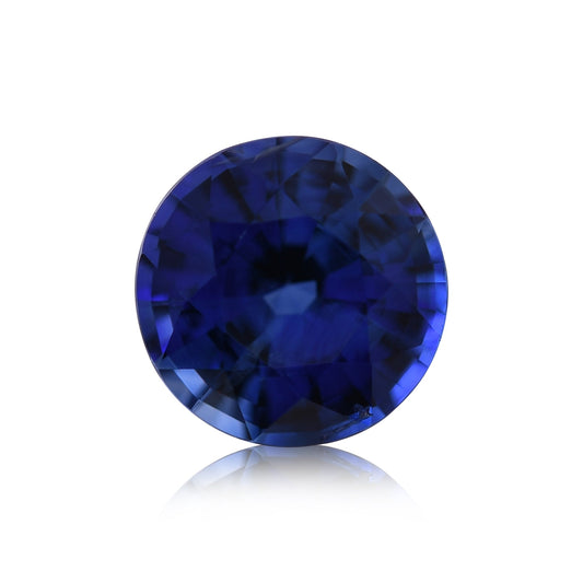 0,99 Karat blauer runder Saphir aus Sri Lanka