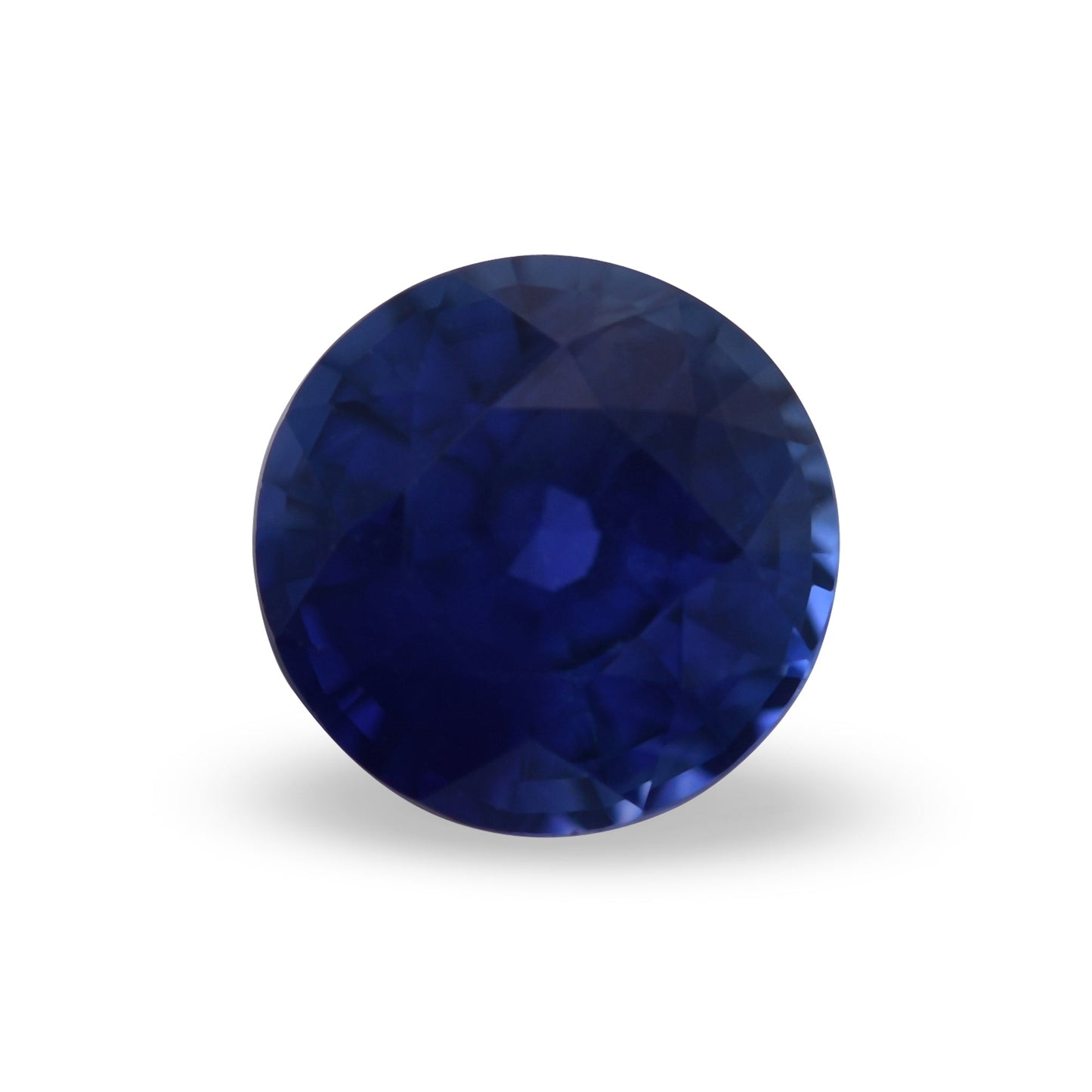 0,98 Karat blauer runder Saphir aus Sri Lanka