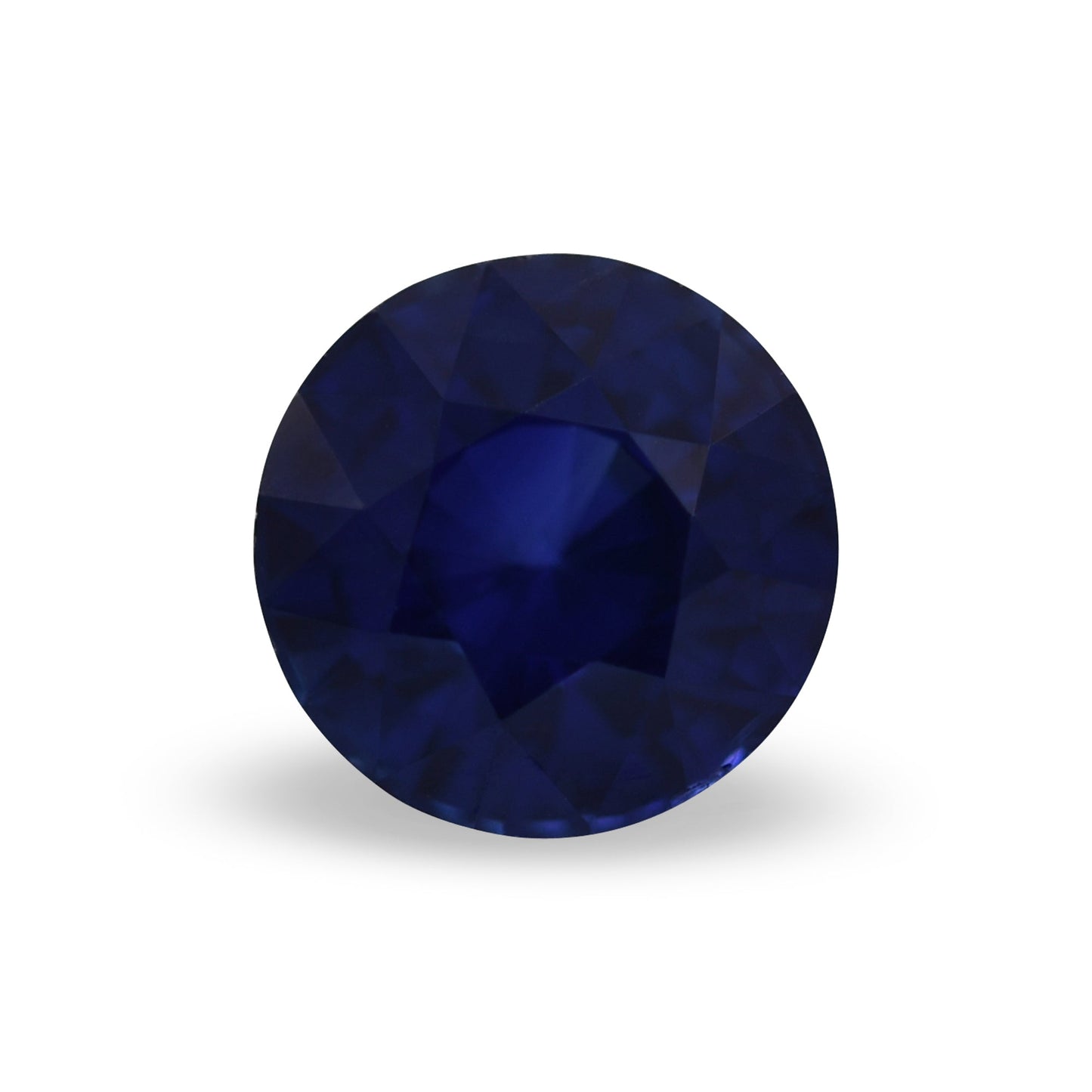 1,75 Karat blauer runder Saphir aus Sri Lanka