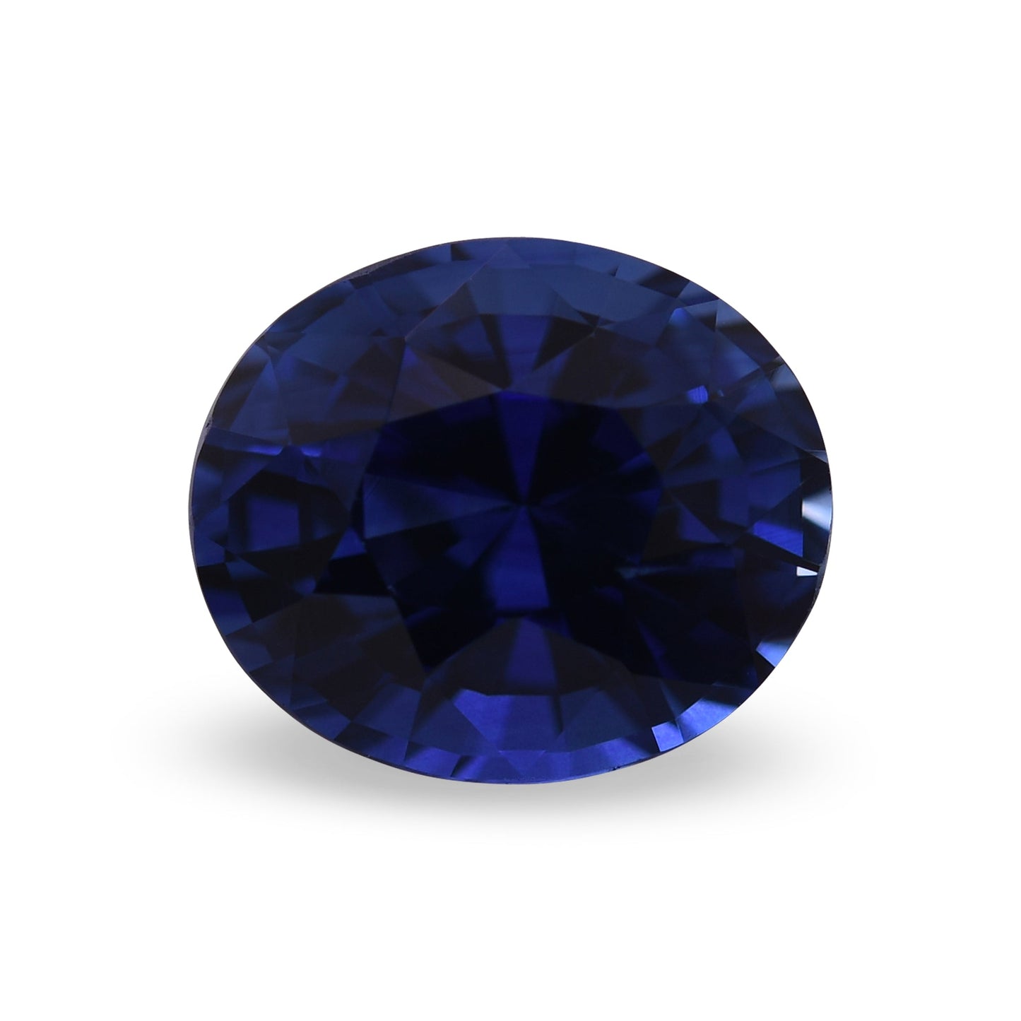 5,46 Karat blauer ovaler Saphir aus Sri Lanka (CD)