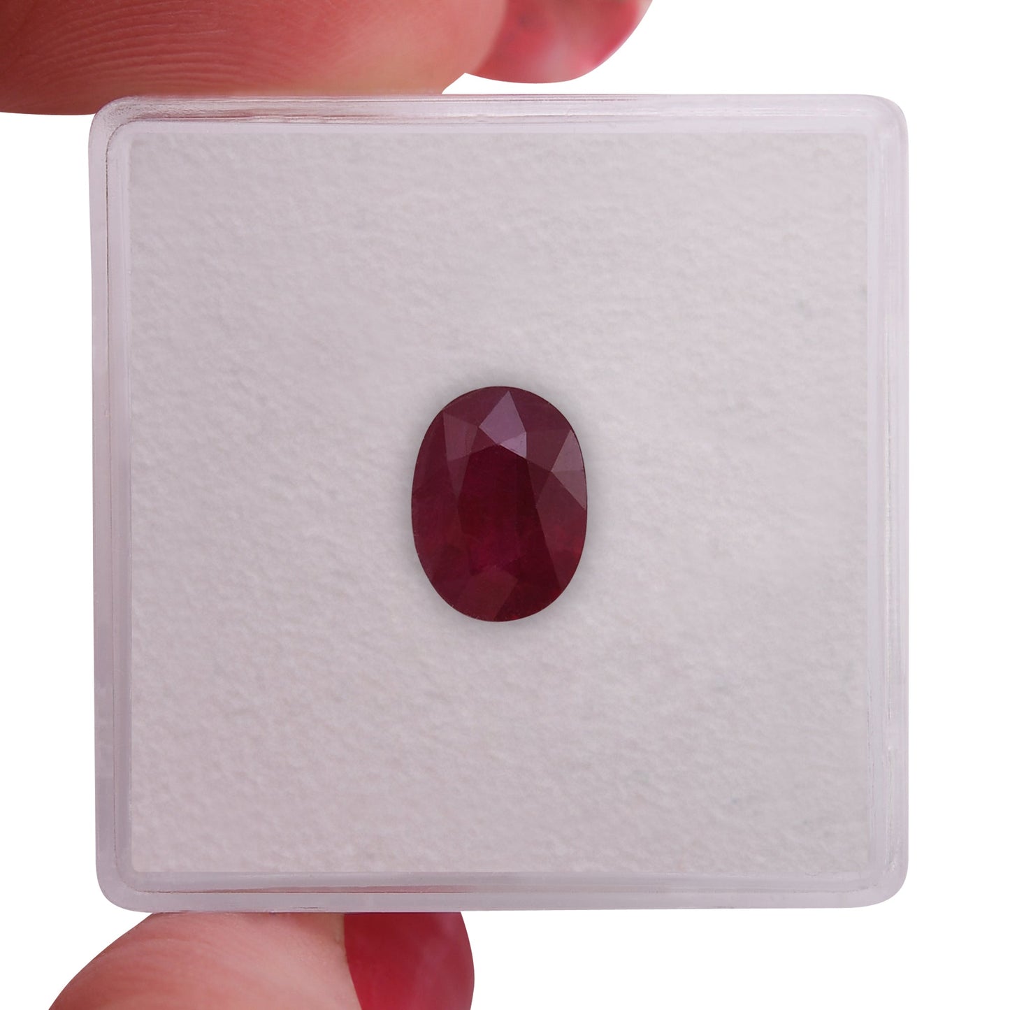 1.54 Carat Red BURMESE Oval Ruby