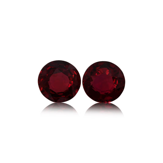 1,17 Karat roter runder Rubin aus Mosambik