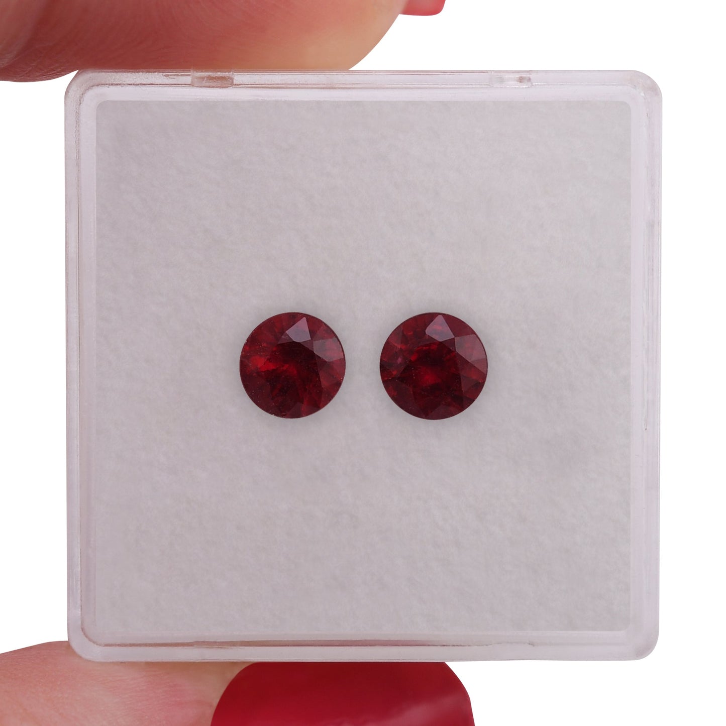 1.37 Carat Red MOZAMBICAN Round Ruby