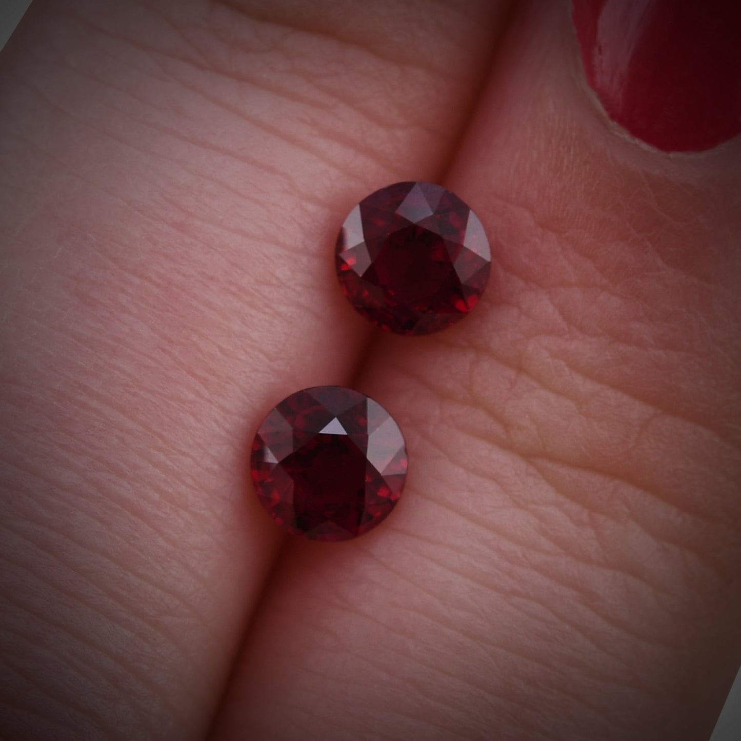 1.34 Carat Red MOZAMBICAN Round Ruby