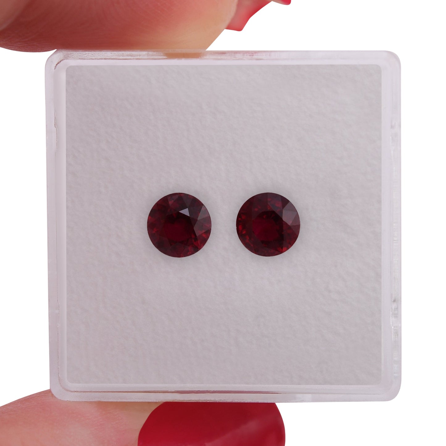 1.34 Carat Red MOZAMBICAN Round Ruby