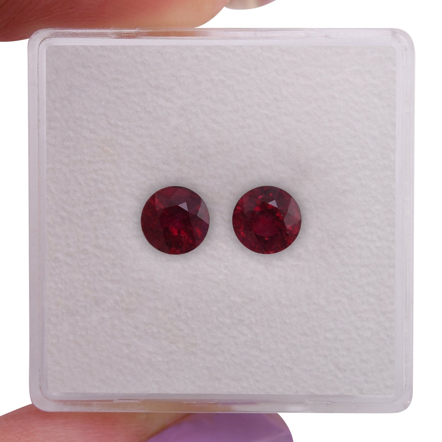 1.29 Carat Red MOZAMBICAN Round Ruby