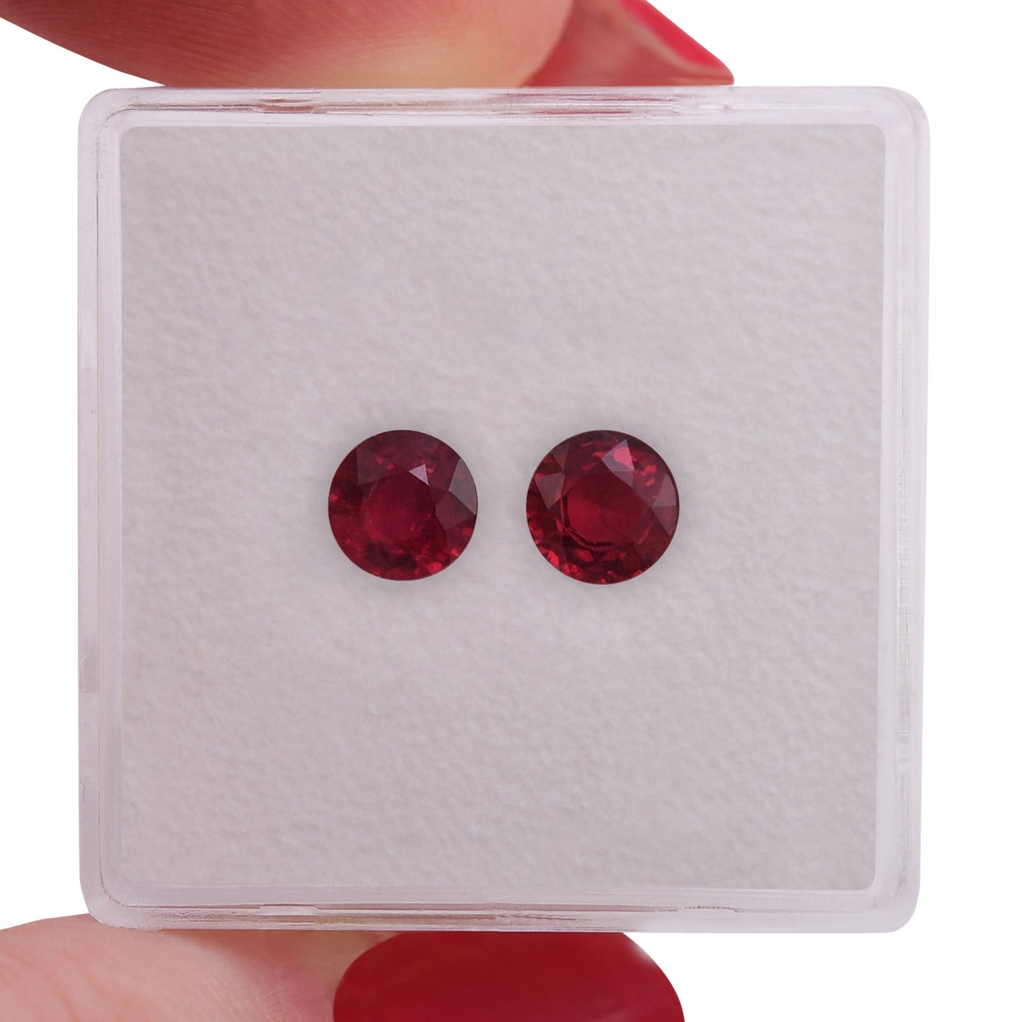 1.42 Carat Red MOZAMBICAN Round Ruby