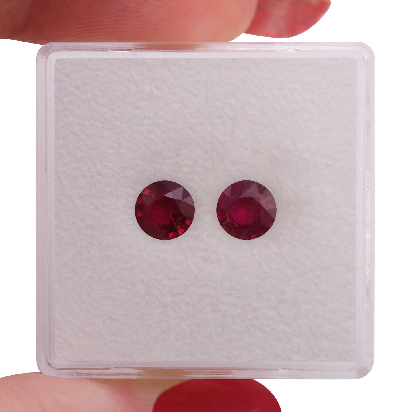 1.10 Carat Red MOZAMBICAN Round Ruby