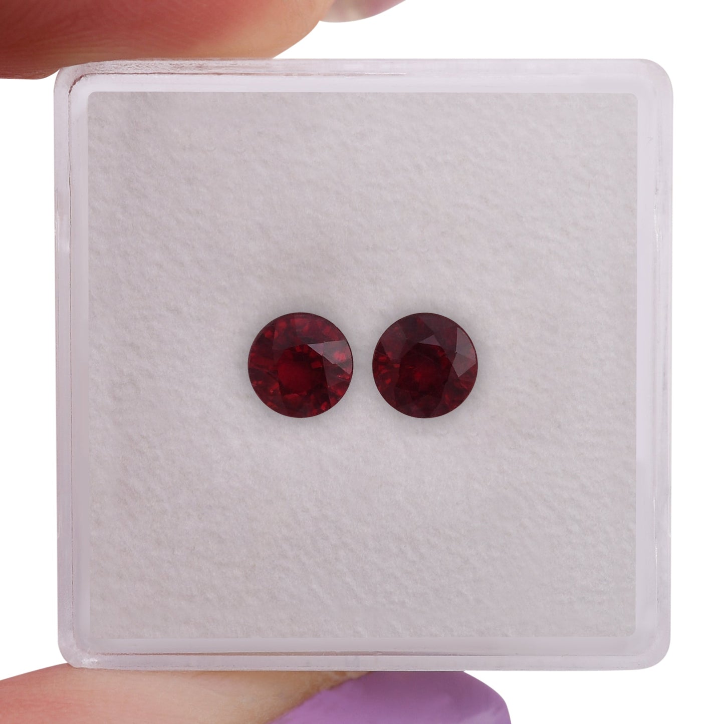 1.32 Carat Red MOZAMBICAN Round Ruby
