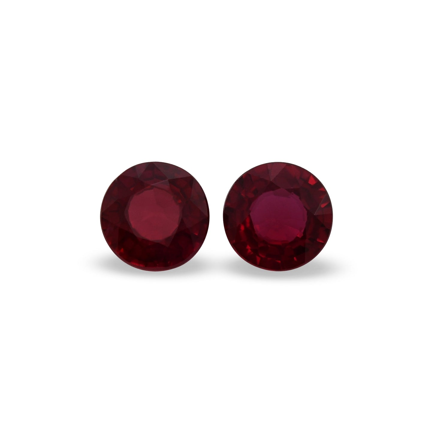 1,10 Karat roter runder Rubin aus Mosambik