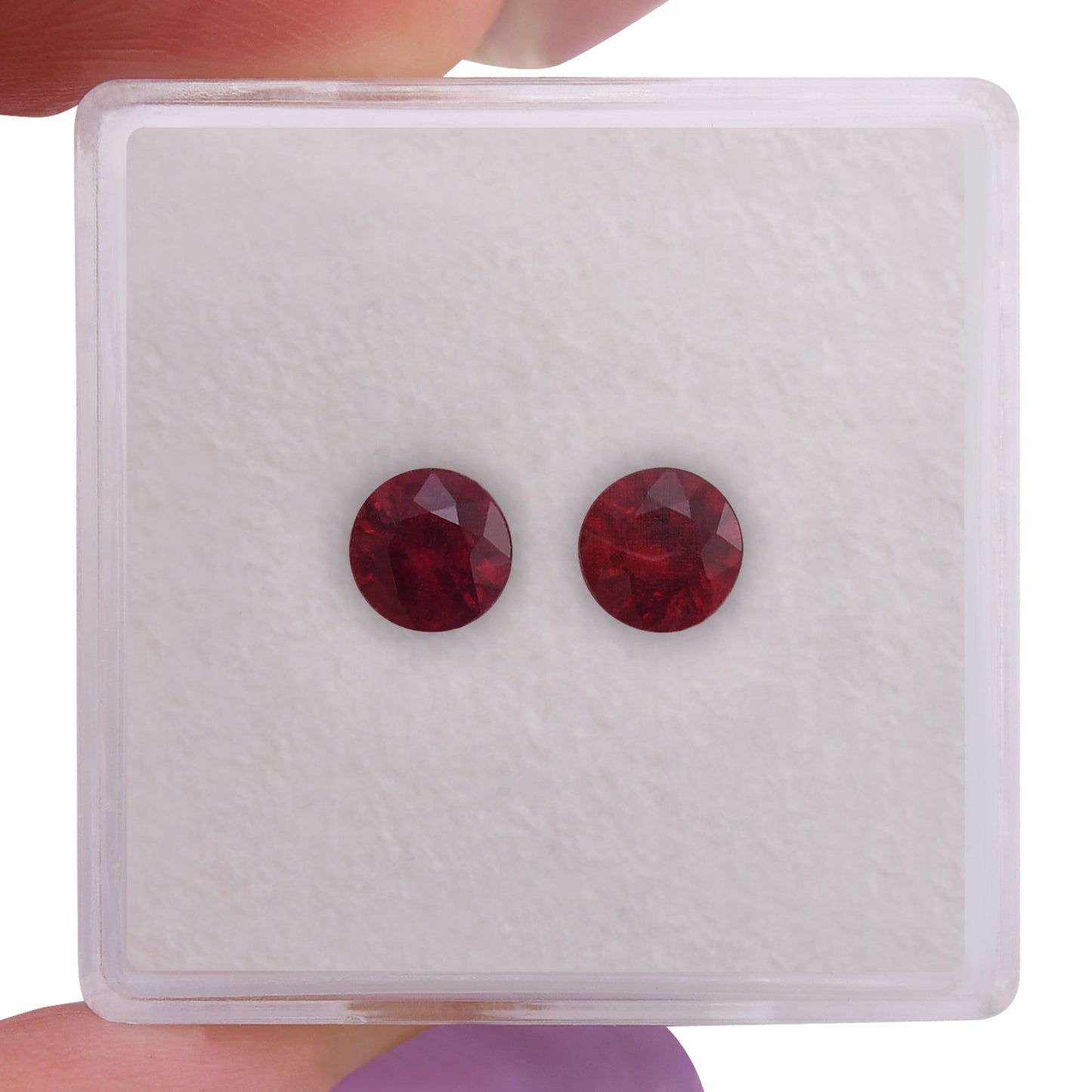 1.26 Carat Red MOZAMBICAN Round Ruby