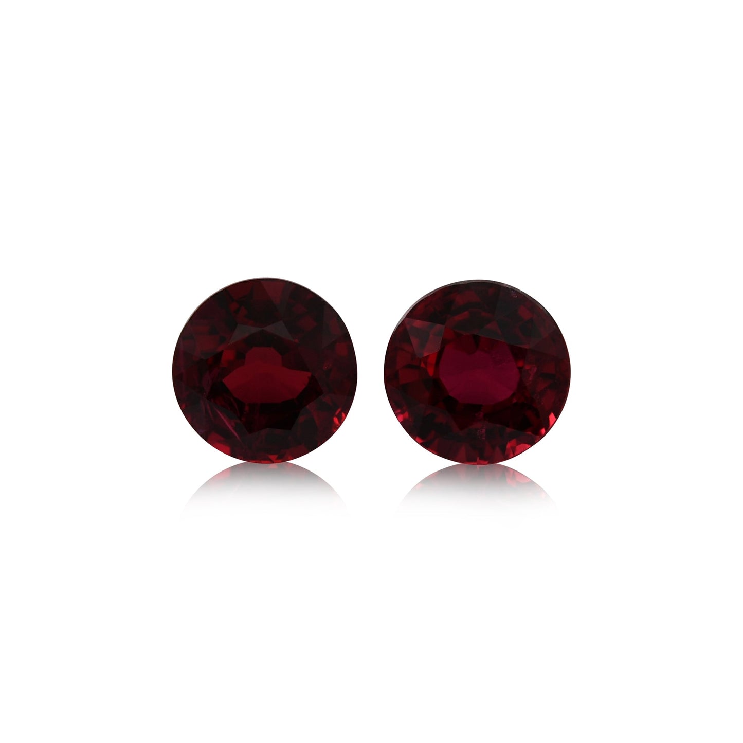 1,62 Karat roter runder Rubin aus Mosambik