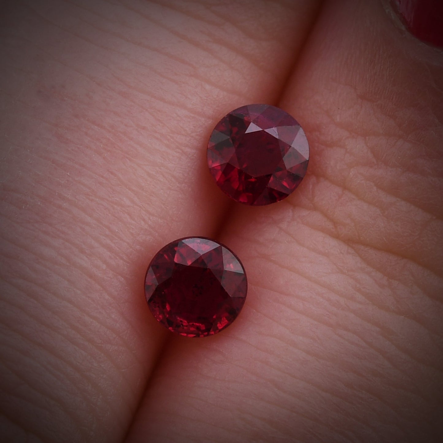 1.49 Carat Red MOZAMBICAN Round Ruby
