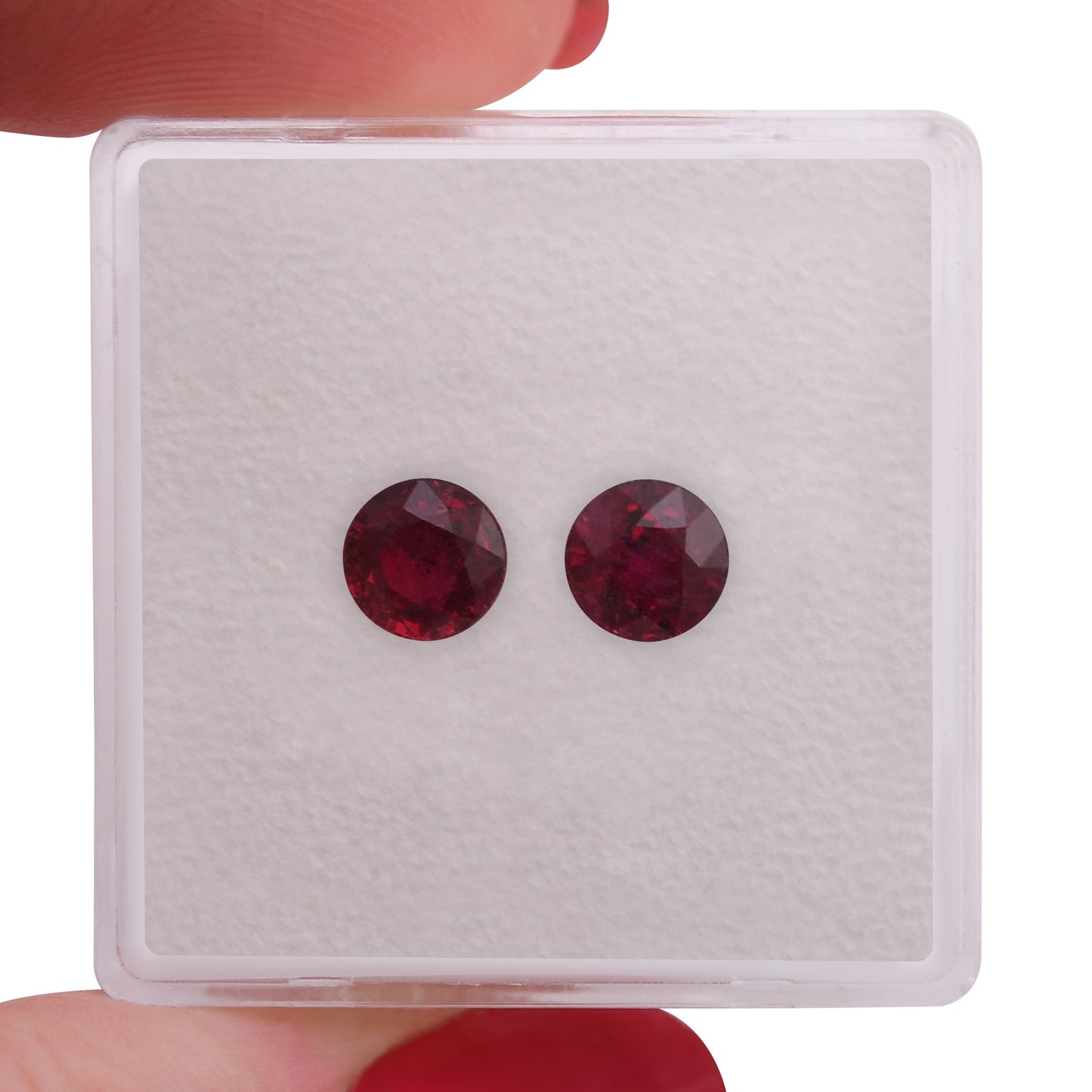1.49 Carat Red MOZAMBICAN Round Ruby