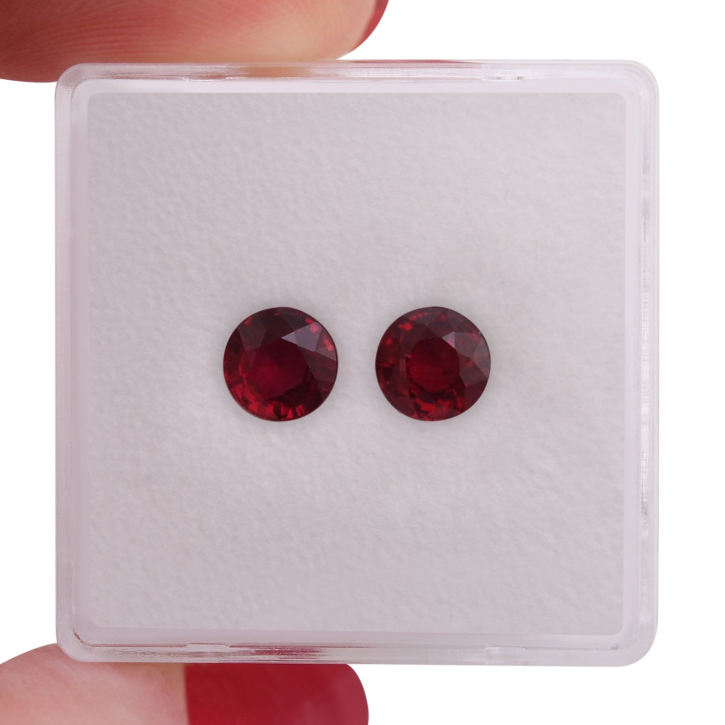 1.77 Carat Red MOZAMBICAN Round Ruby