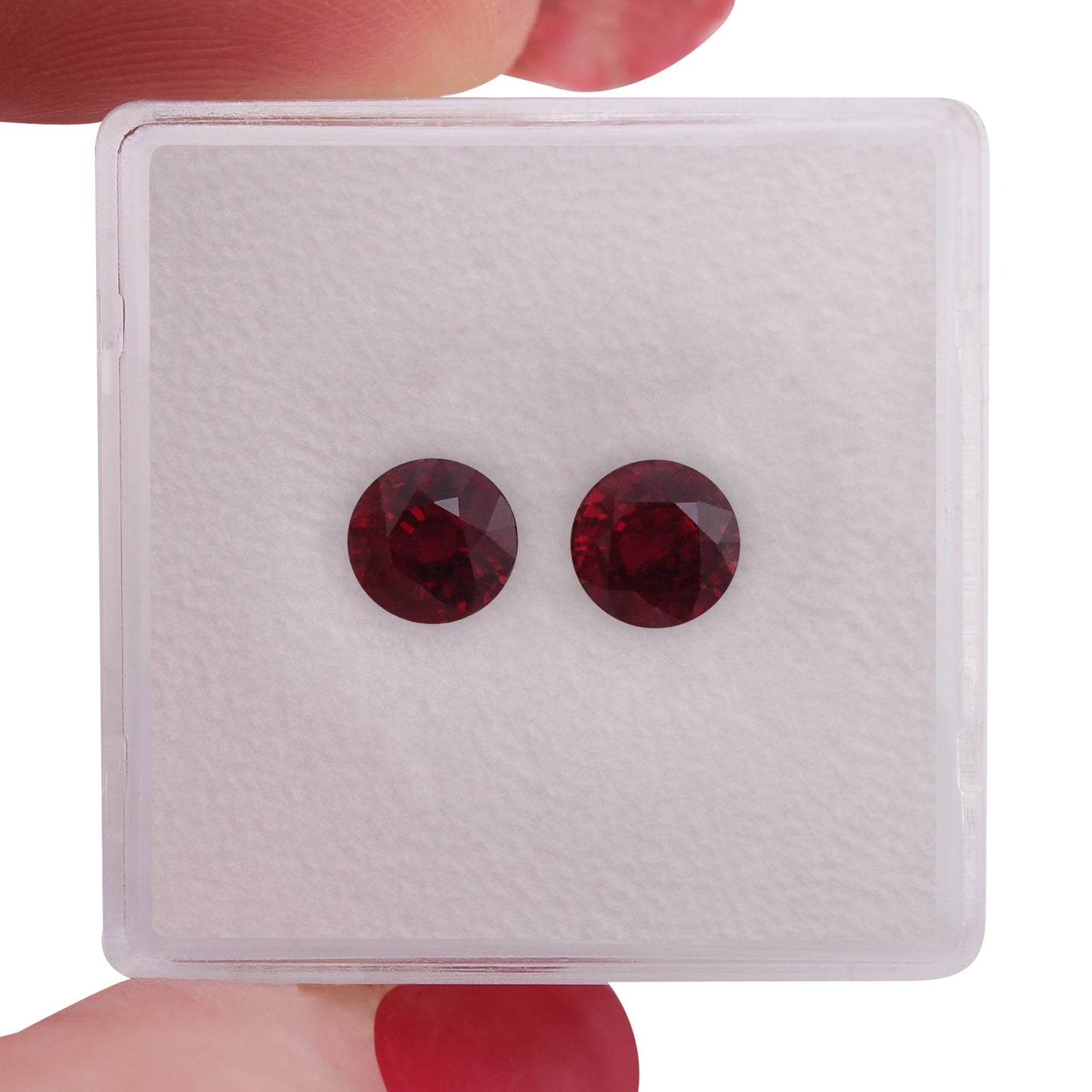 2.08 Carat Red MOZAMBICAN Round Ruby