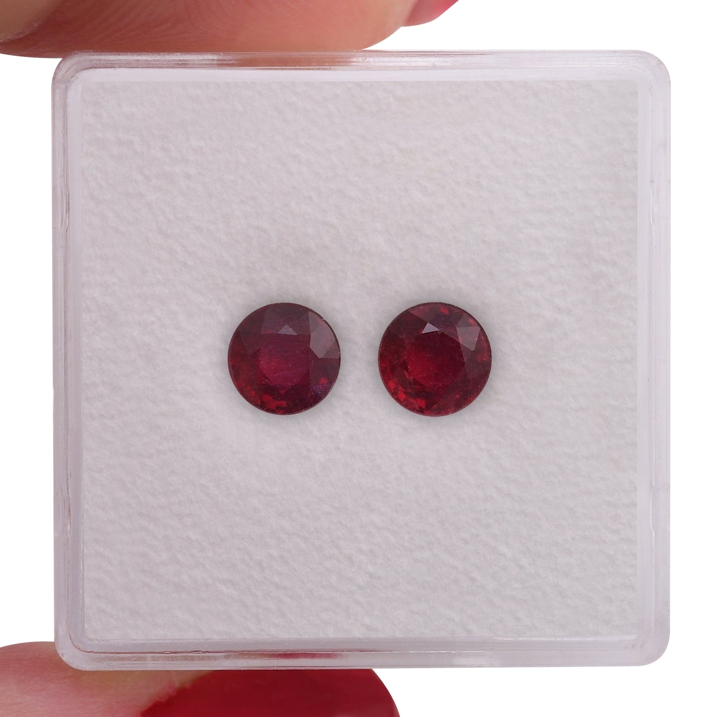 1.59 Carat Red MOZAMBICAN Round Ruby
