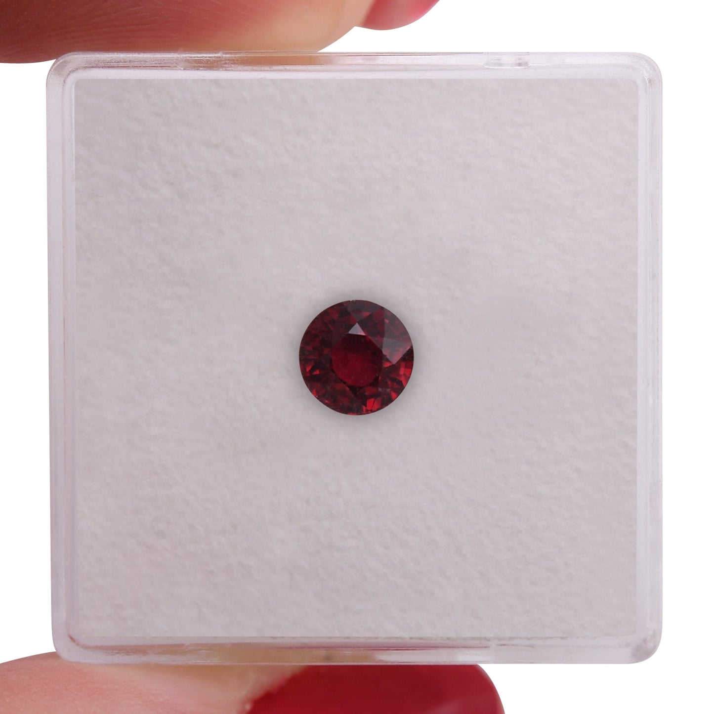 1.74 Carat Red MOZAMBICAN Round Ruby