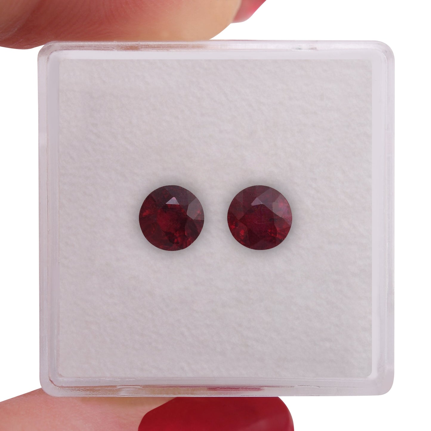 1.42 Carat Red MOZAMBICAN Round Ruby
