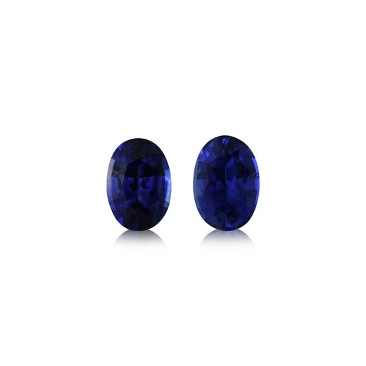 1,56 Karat blauer ovaler Saphir aus Sri Lanka
