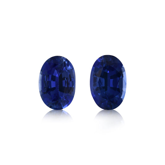 1,08 Karat blauer ovaler Saphir aus Sri Lanka