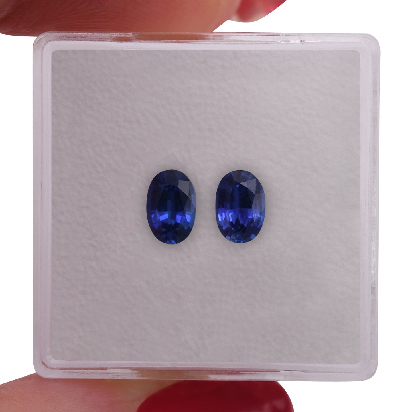1,08 Karat blauer ovaler Saphir aus Sri Lanka