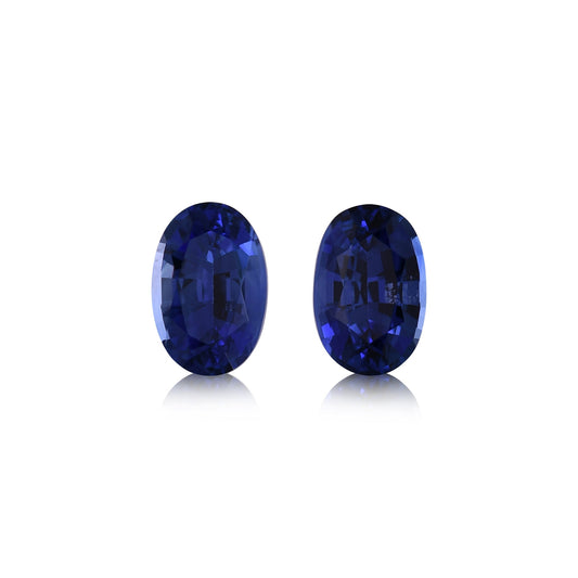 1,23 Karat blauer ovaler Saphir aus Sri Lanka