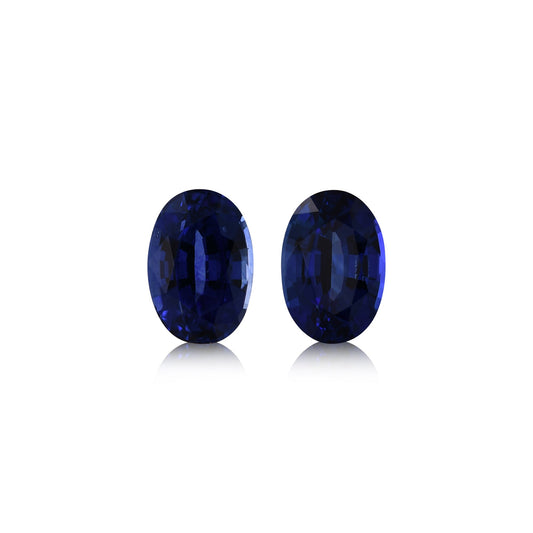 1,64 Karat blauer ovaler Saphir aus Sri Lanka