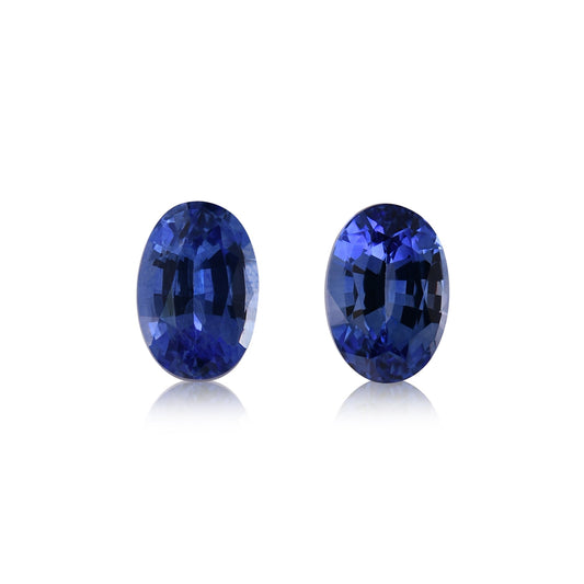 1,63 Karat blauer ovaler Saphir aus Sri Lanka