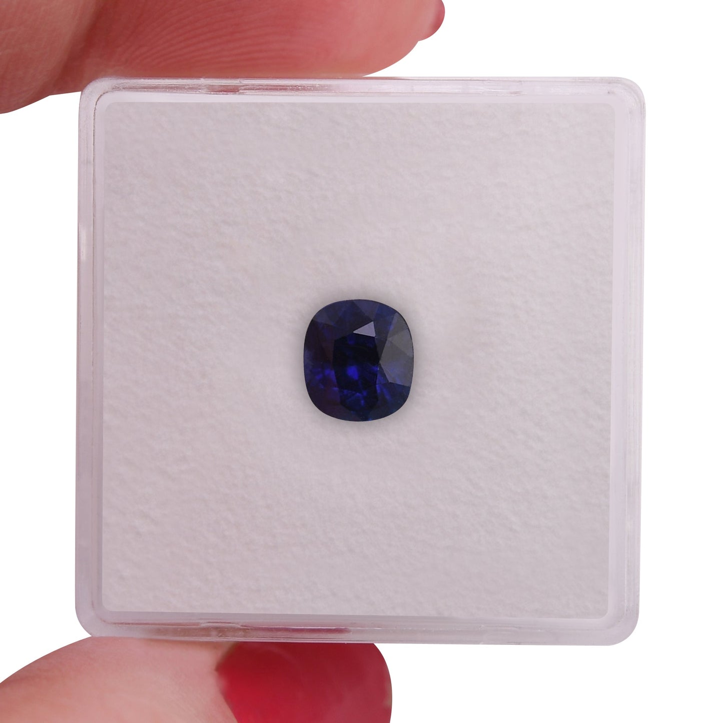 1,32 Karat blauer Kissen-Saphir aus Sri Lanka