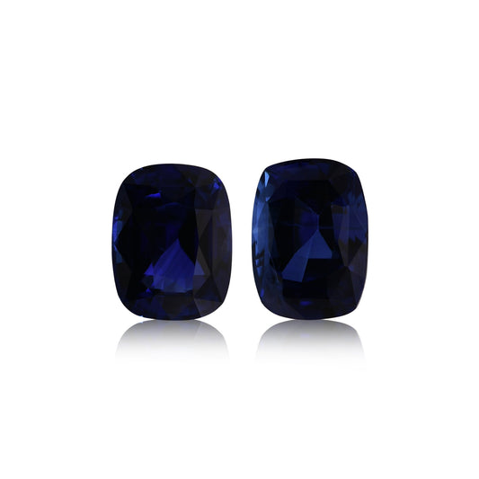 2,22 Karat blauer Kissen-Saphir aus Sri Lanka
