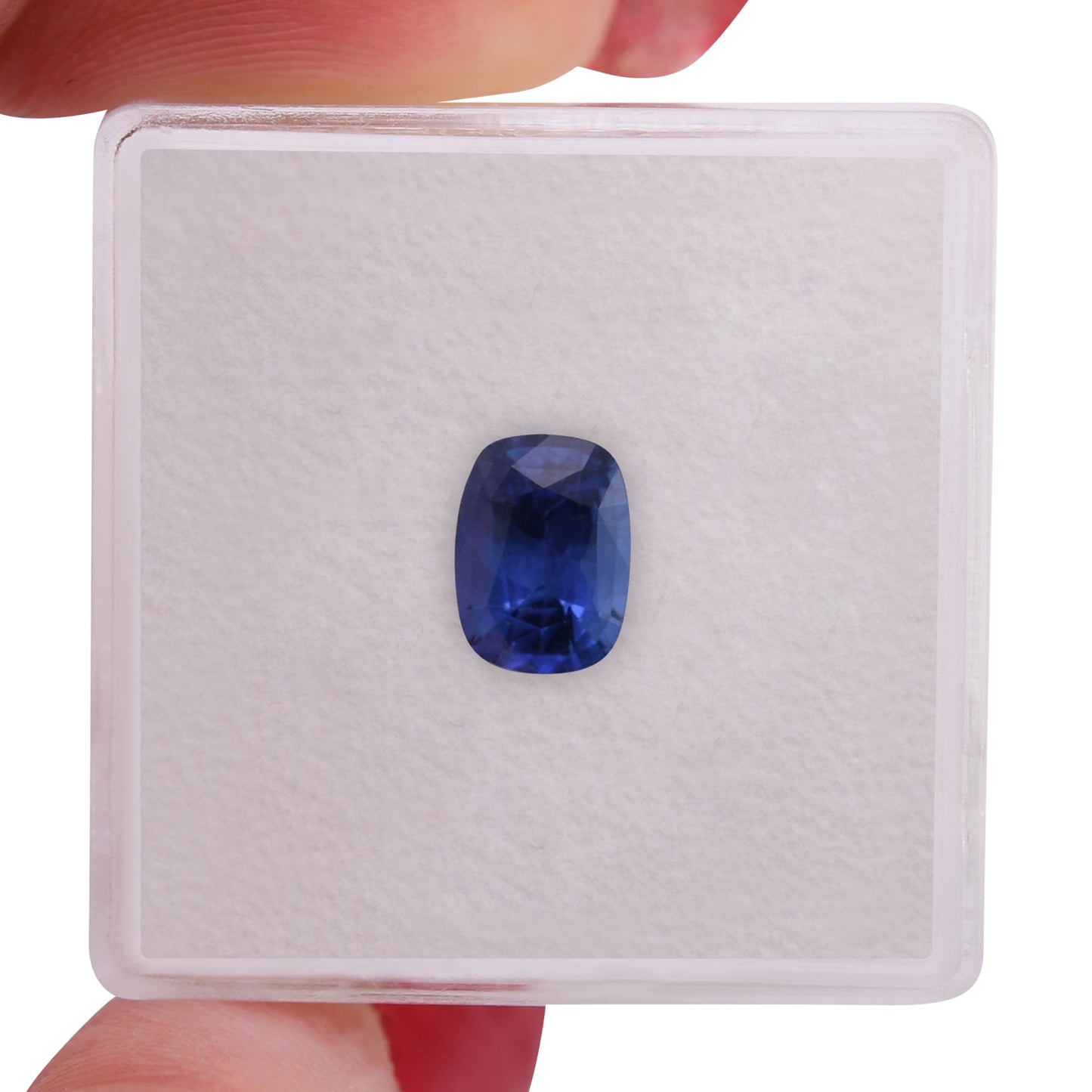 1,33 Karat blauer Kissen-Saphir aus Sri Lanka