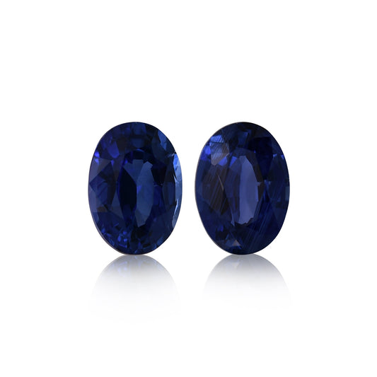 2,20 Karat blauer ovaler Saphir aus Sri Lanka