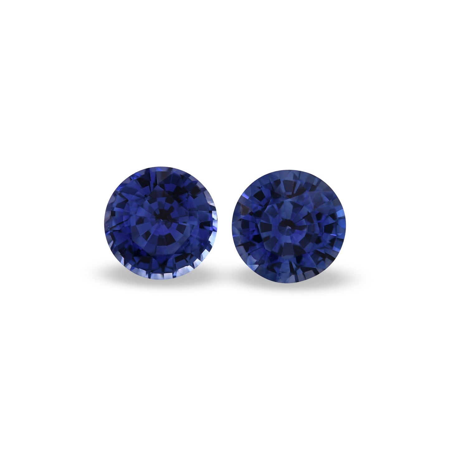 1,74 Karat blauer runder Saphir aus Sri Lanka