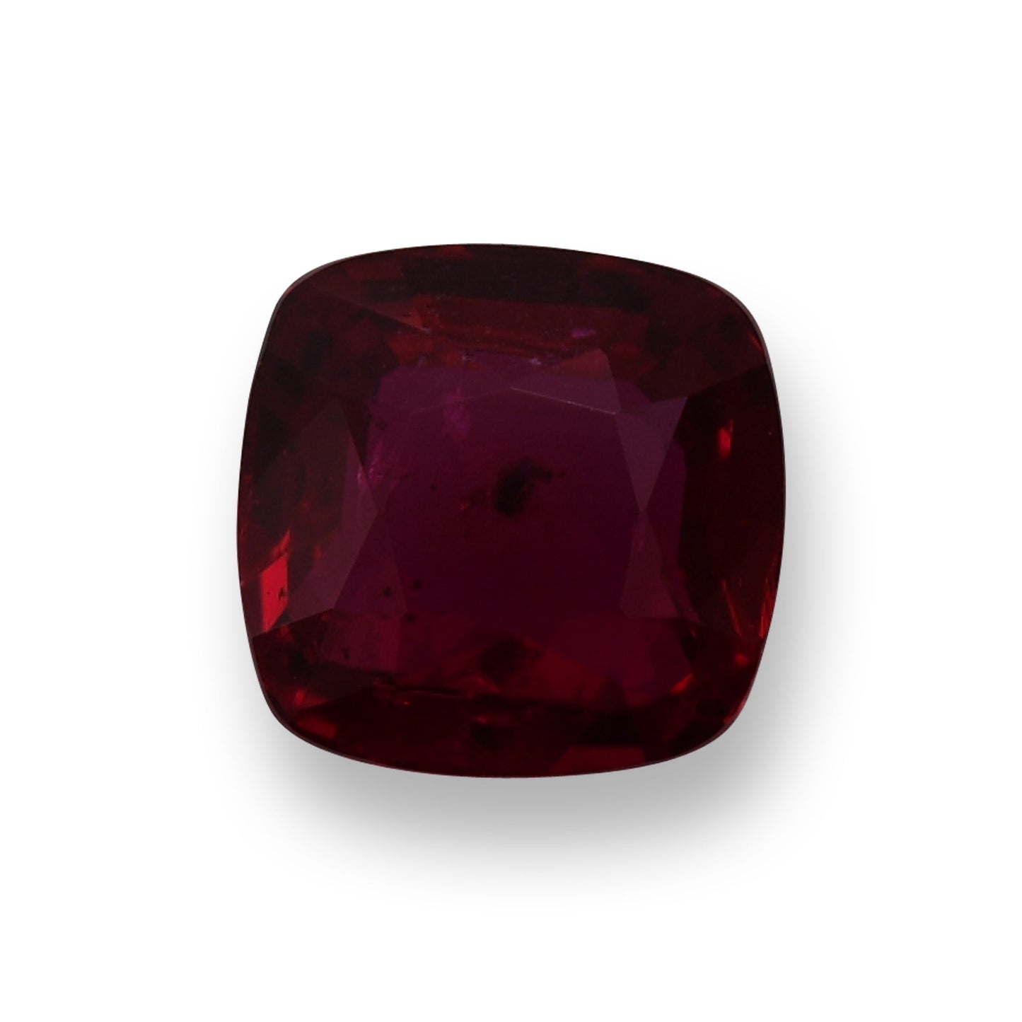 2.17 Carat Red MOZAMBIQUE Cushion Ruby GIA